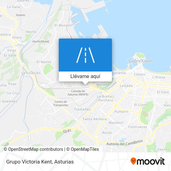 Mapa Grupo Victoria Kent