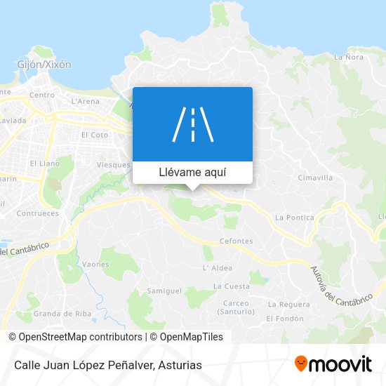 Mapa Calle Juan López Peñalver