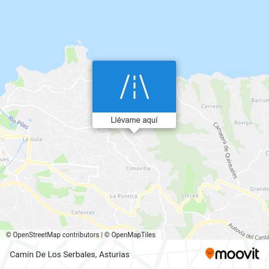 Mapa Camín De Los Serbales