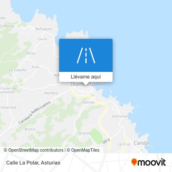 Mapa Calle La Polar