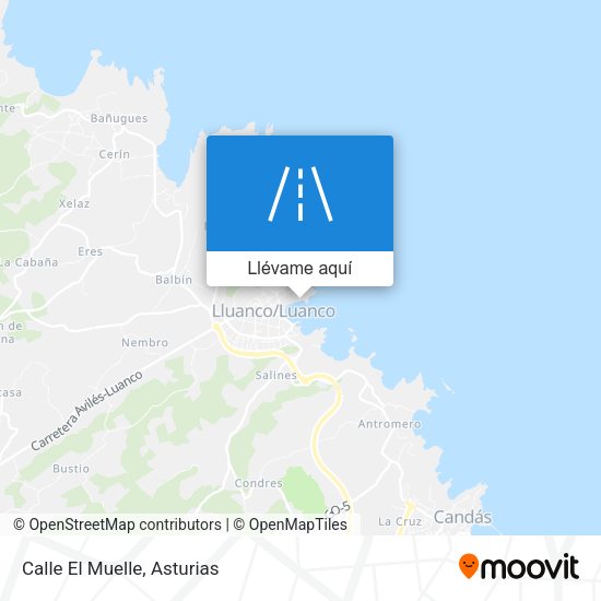 Mapa Calle El Muelle