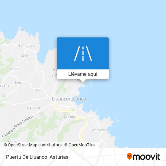 Mapa Puertu De Lluanco