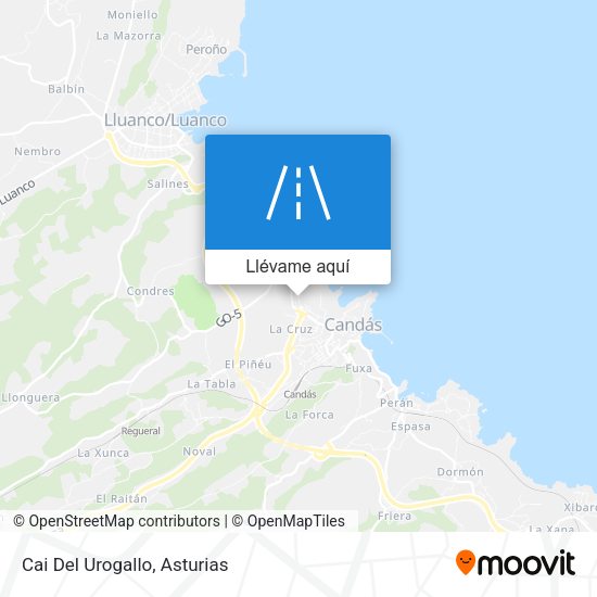 Mapa Cai Del Urogallo