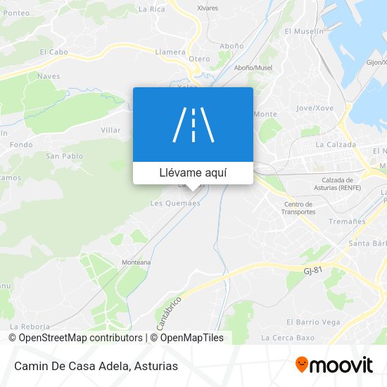 Mapa Camin De Casa Adela