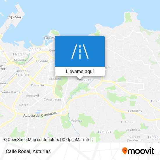 Mapa Calle Rosal