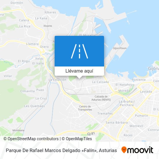 Mapa Parque De Rafael Marcos Delgado «Falín»