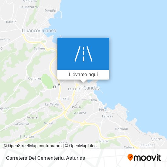 Mapa Carretera Del Cementeriu
