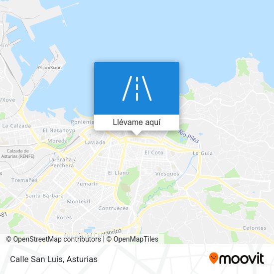 Mapa Calle San Luis
