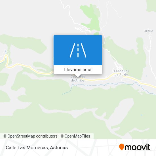Mapa Calle Las Moruecas