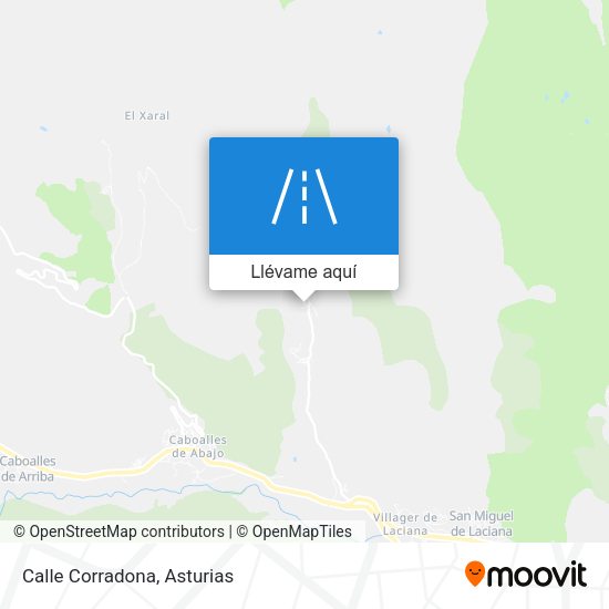 Mapa Calle Corradona