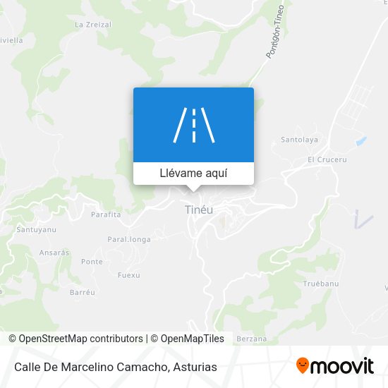 Mapa Calle De Marcelino Camacho