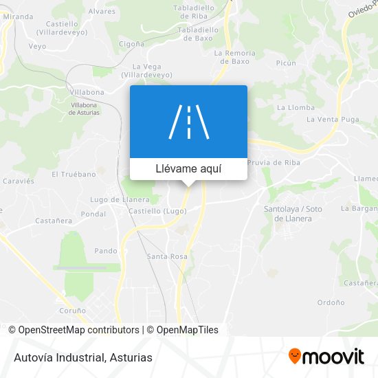 Mapa Autovía Industrial