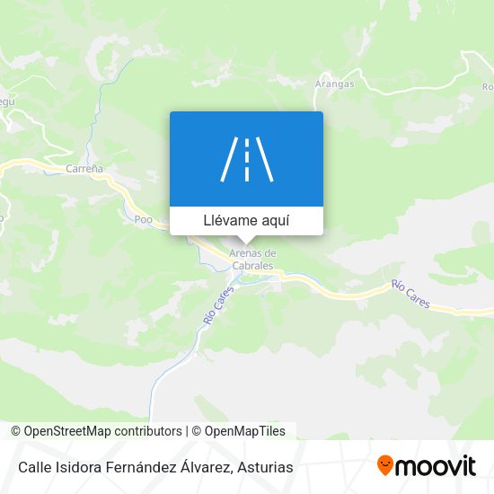 Mapa Calle Isidora Fernández Álvarez
