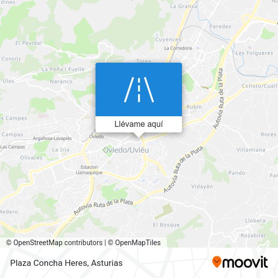 Mapa Plaza Concha Heres