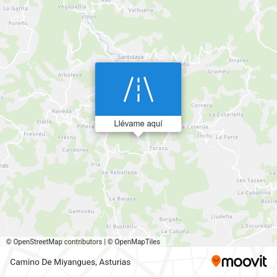 Mapa Camino De Miyangues