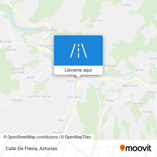 Mapa Calle De Flavia