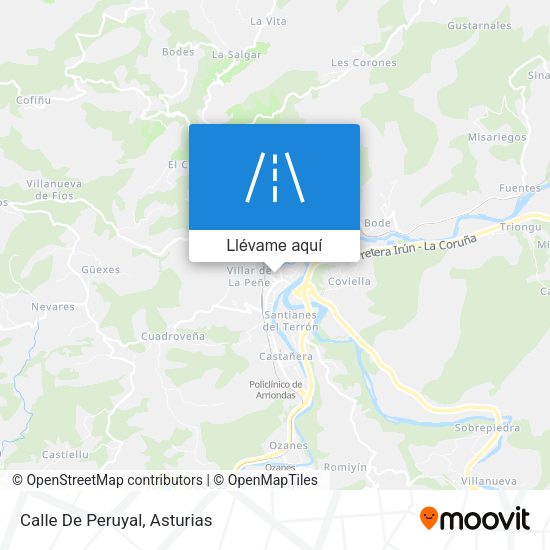 Mapa Calle De Peruyal