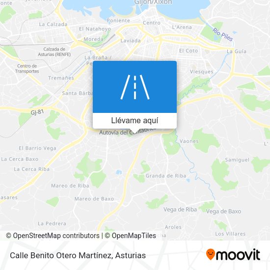 Mapa Calle Benito Otero Martínez