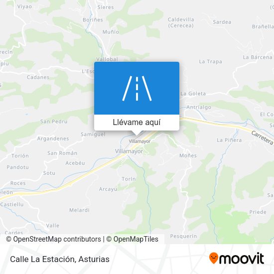 Mapa Calle La Estación
