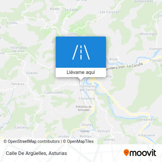 Mapa Calle De Argüelles