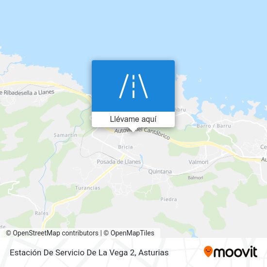 Mapa Estación De Servicio De La Vega 2