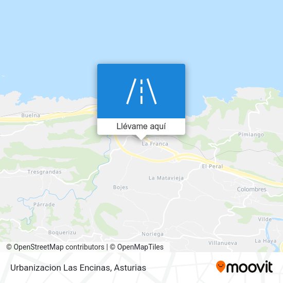 Mapa Urbanizacion Las Encinas