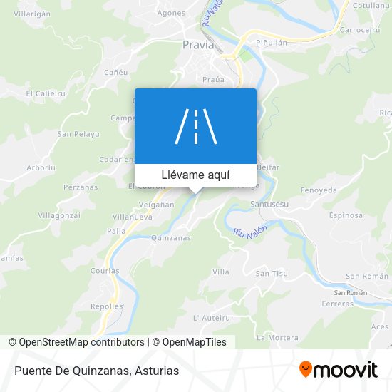 Mapa Puente De Quinzanas
