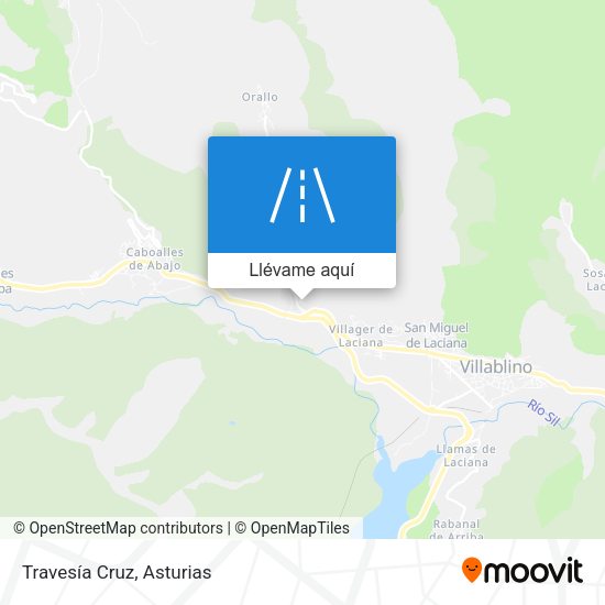 Mapa Travesía Cruz