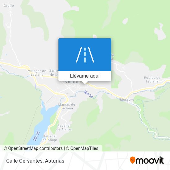Mapa Calle Cervantes