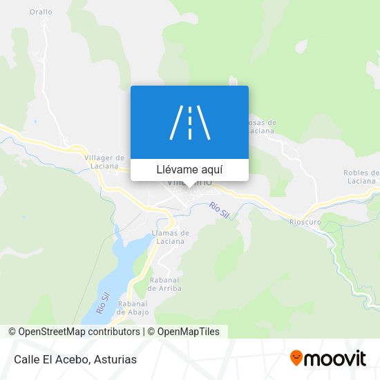 Mapa Calle El Acebo