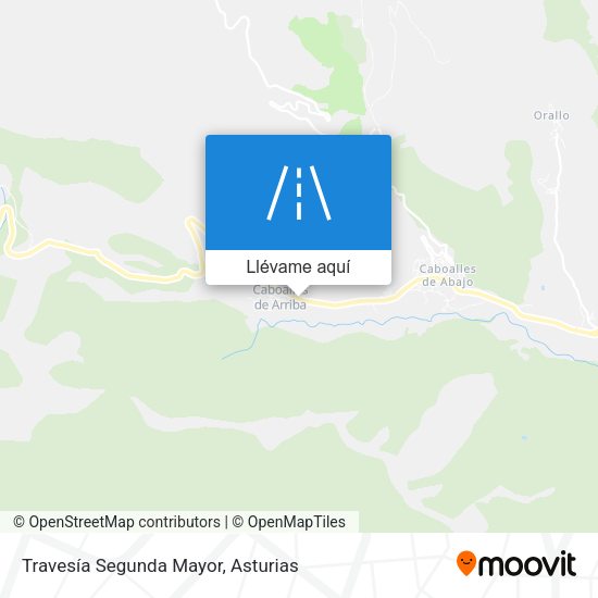 Mapa Travesía Segunda Mayor
