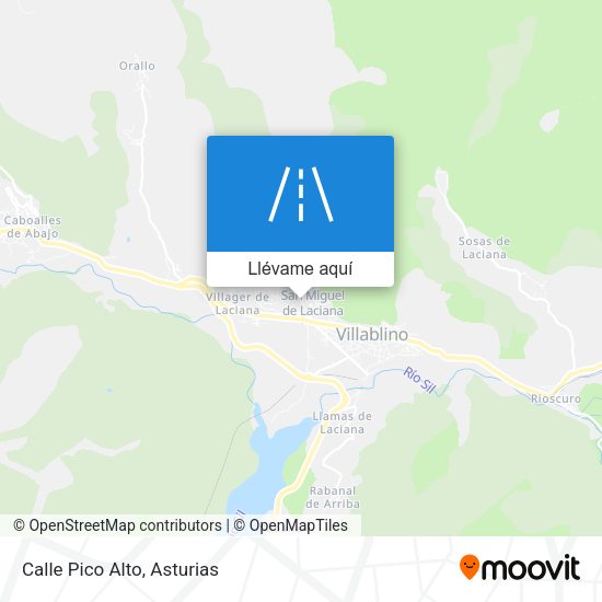 Mapa Calle Pico Alto