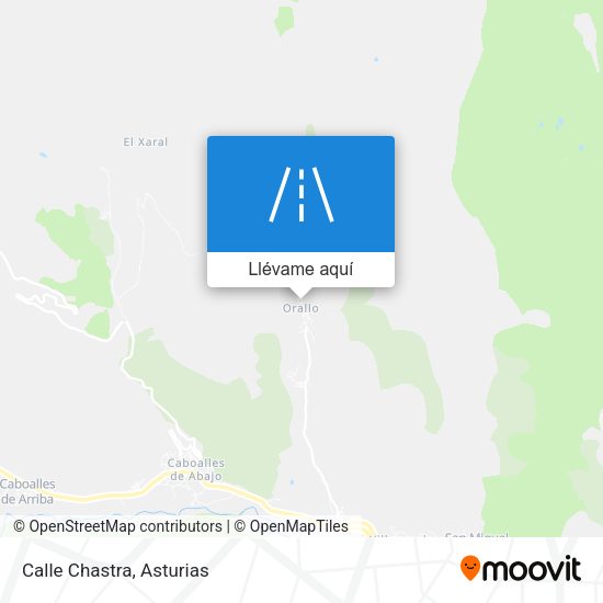 Mapa Calle Chastra