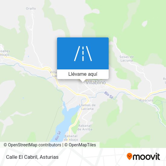 Mapa Calle El Cabril