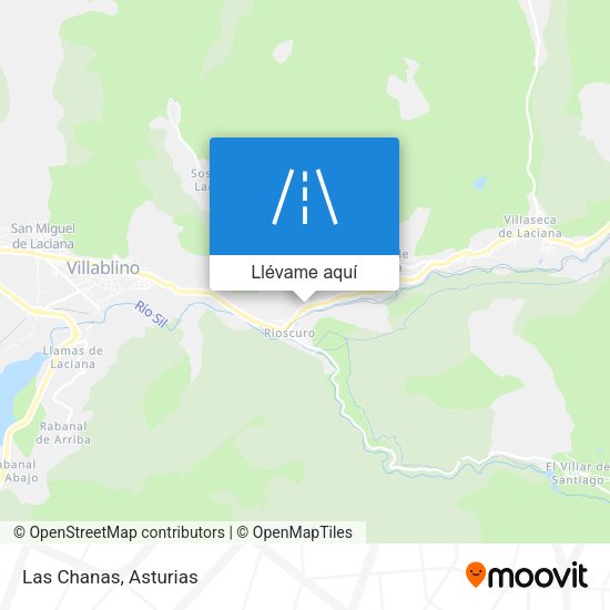 Mapa Las Chanas