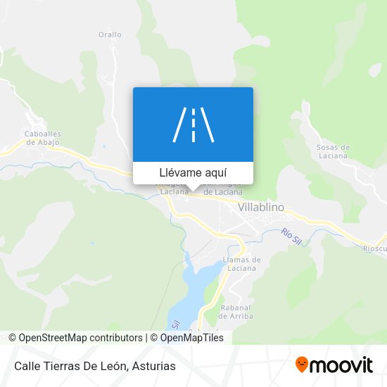 Mapa Calle Tierras De León