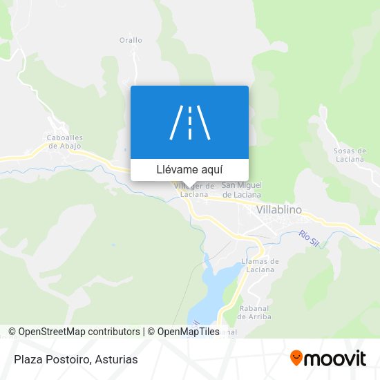Mapa Plaza Postoiro