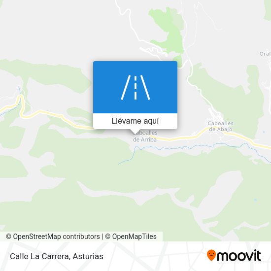Mapa Calle La Carrera