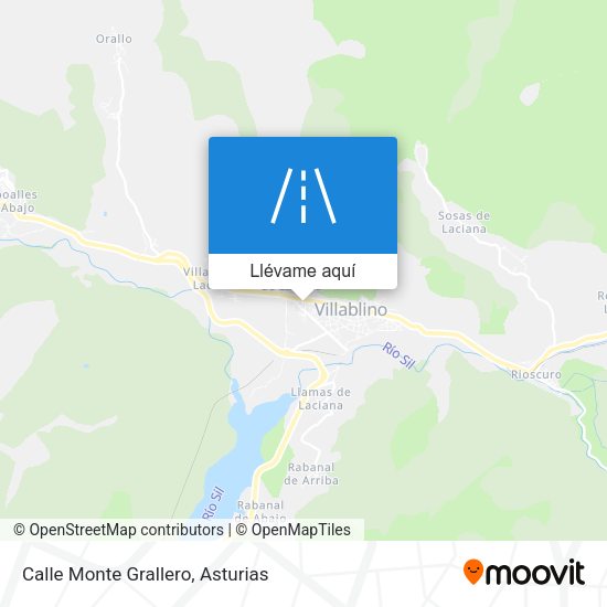 Mapa Calle Monte Grallero