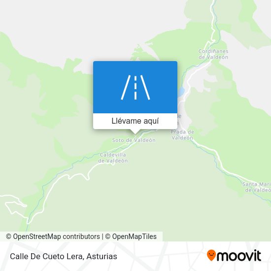 Mapa Calle De Cueto Lera
