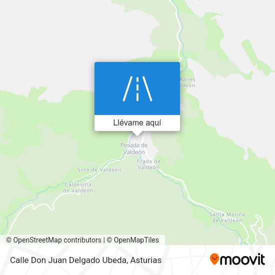 Mapa Calle Don Juan Delgado Ubeda
