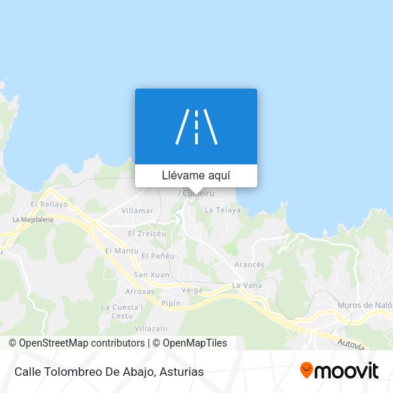 Mapa Calle Tolombreo De Abajo