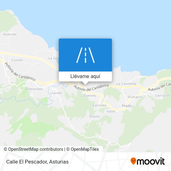 Mapa Calle El Pescador