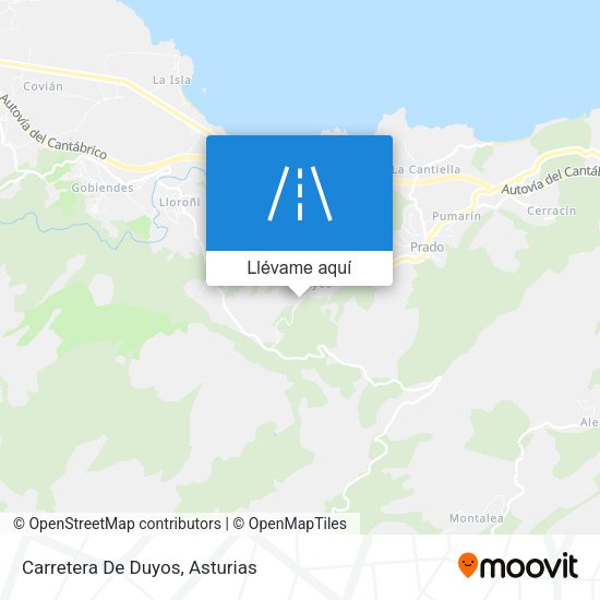 Mapa Carretera De Duyos