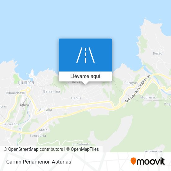 Mapa Camín Penamenor