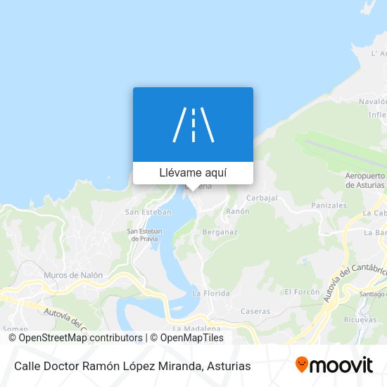 Mapa Calle Doctor Ramón López Miranda