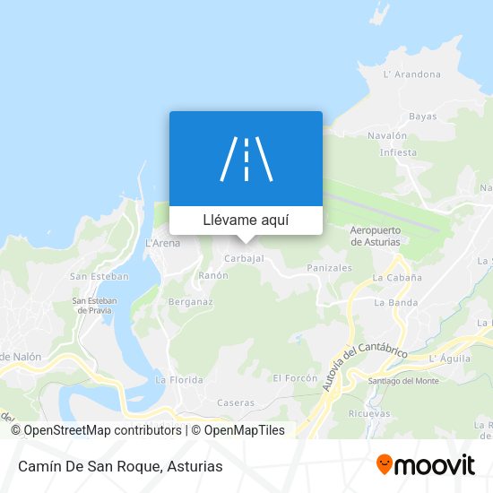 Mapa Camín De San Roque
