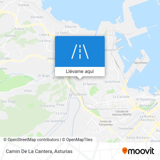Mapa Camin De La Cantera