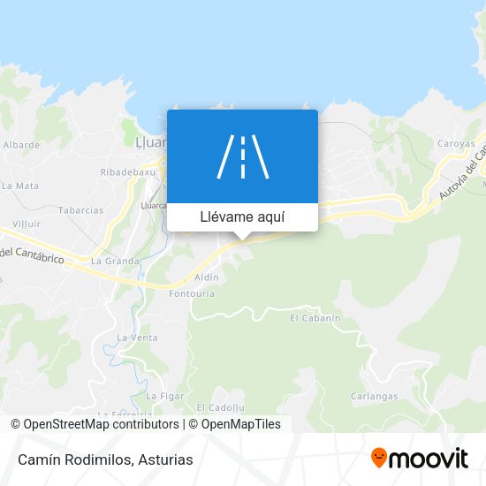 Mapa Camín Rodimilos