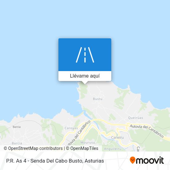 Mapa P.R. As 4 - Senda Del Cabo Busto